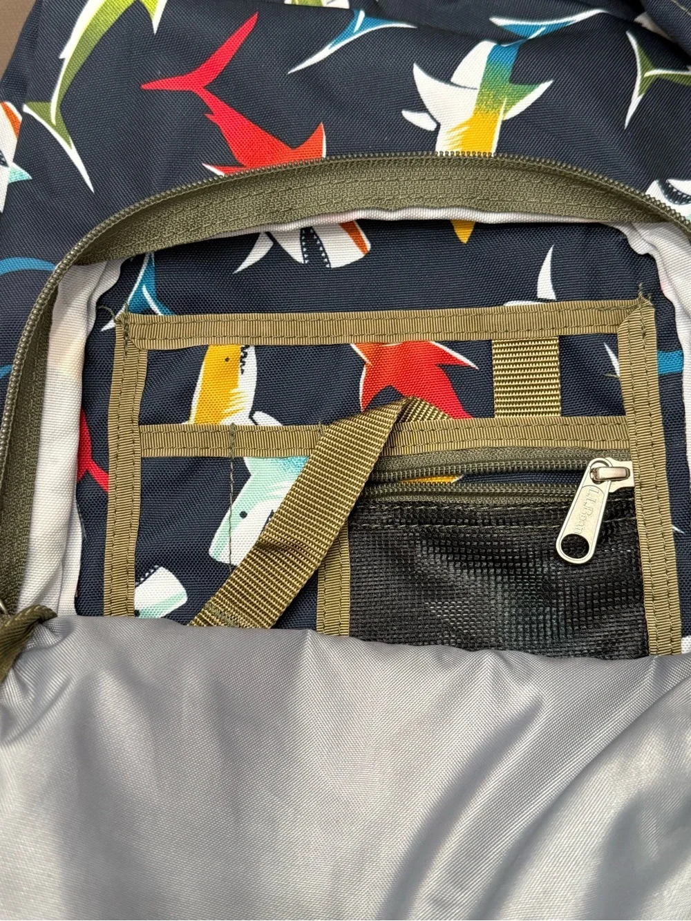 L.L. Bean Junior Original Kids School Backpack Book Pack Dinosuars 17L